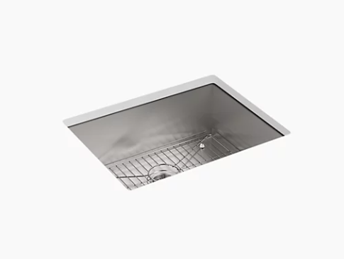 Kohler Vault 25" X 22" X 9-5/16" Top-mount/undermount Medium Single-bowl Kitchen Sink With Single Faucet Hole