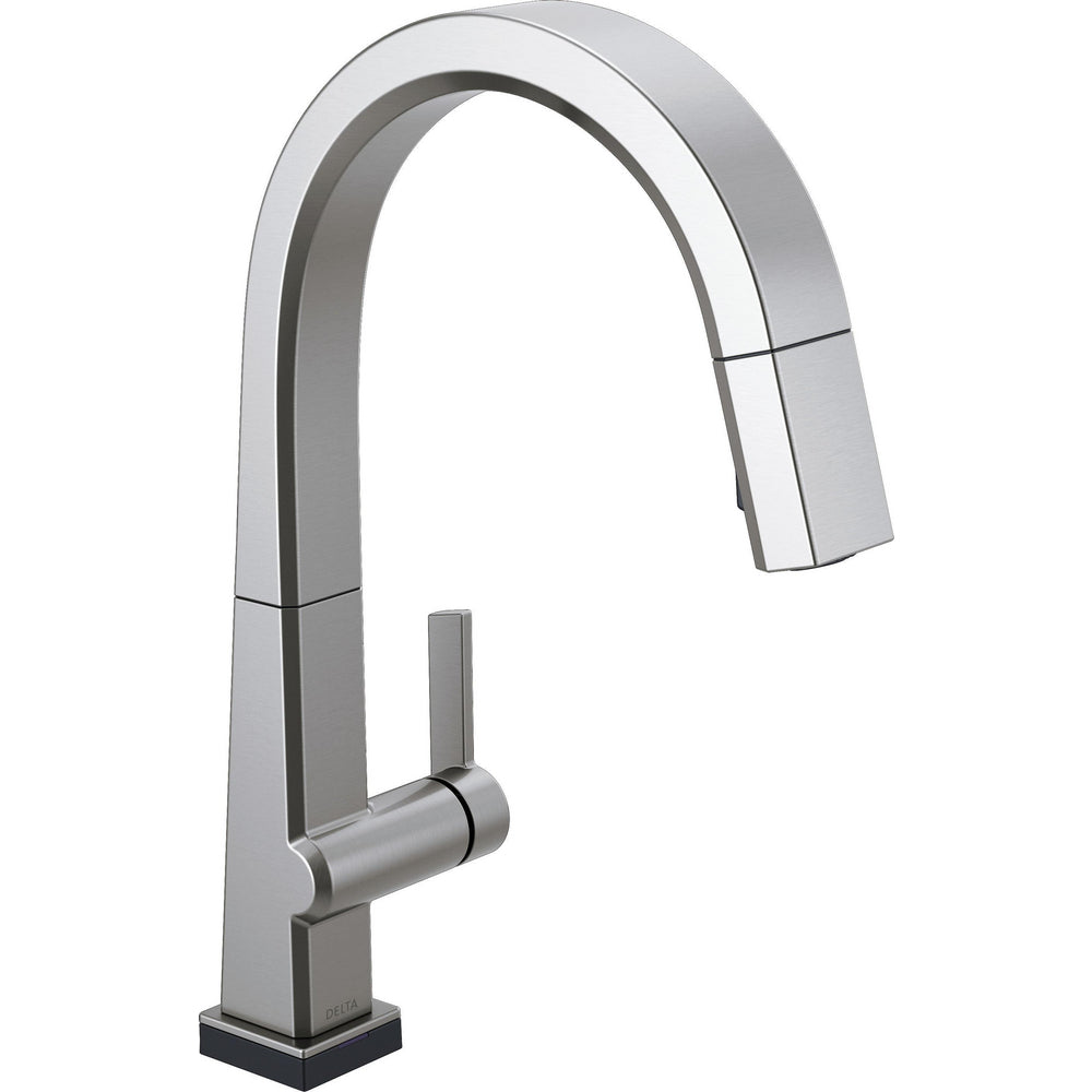 Delta Pivotal Single Handle Pull Down Kitchen Faucet With Touch2O Technology