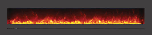 Sierra Flame Wm-fml-88-9623-stl Linear Electric Fireplace