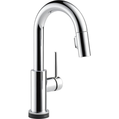 Delta Trinsic Single Handle Pull-down Bar/Prep Faucet Featuring Touch2O Technology