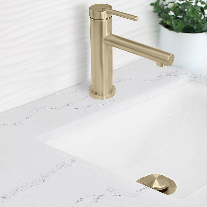 Stylish Stainless Steel Bathroom Sink Pop-Up Drain with Overflow D-700G