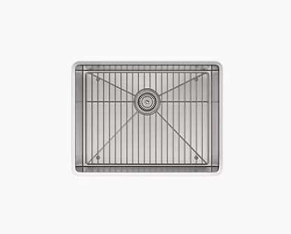 Kohler Vault 25" X 22" X 9-5/16" Top-mount/undermount Medium Single-bowl Kitchen Sink With Single Faucet Hole