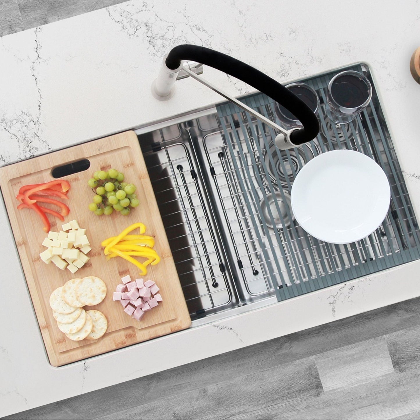 Stylish Workstation Roll-up Drying Rack A-902DG