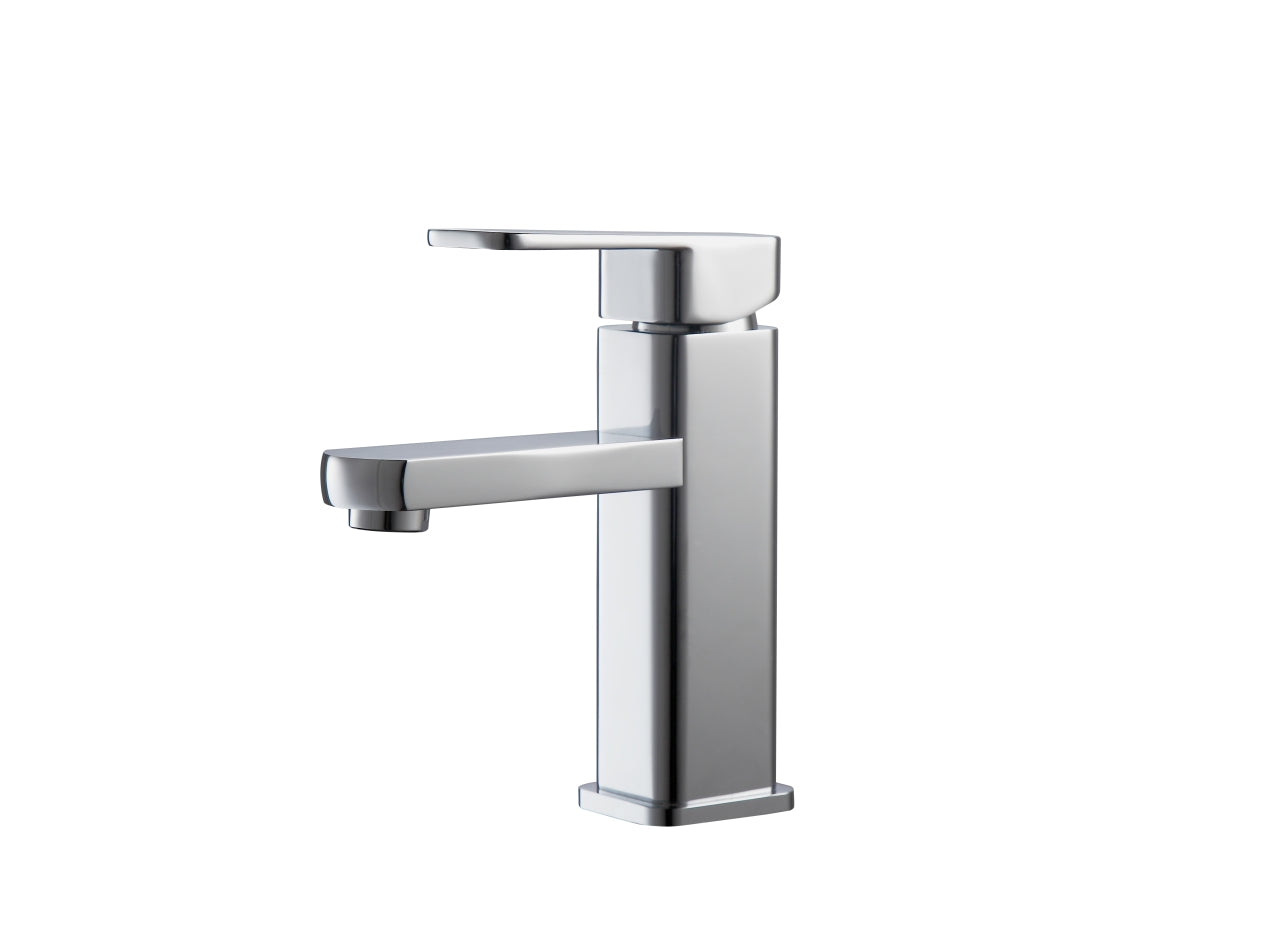 Kube Bath Aqua Soho Single Lever Wide Spread Bathroom Vanity Faucet – Chrome