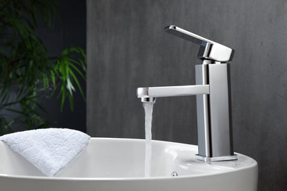 Kube Bath Aqua Soho Single Lever Wide Spread Bathroom Vanity Faucet – Chrome