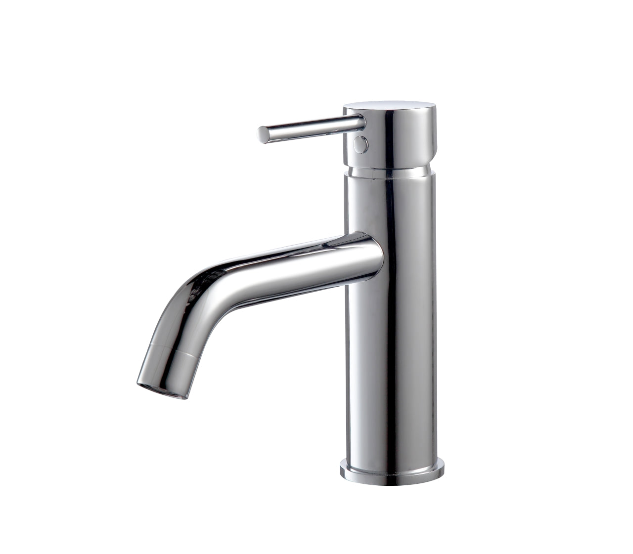 Kube Bath Aqua Rondo Single Hole Mount Bathroom Vanity Faucet – Chrome