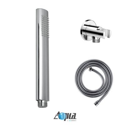 Kube Bath Aqua Rondo Shower Set With 12" Rain Shower and Handheld Chrome