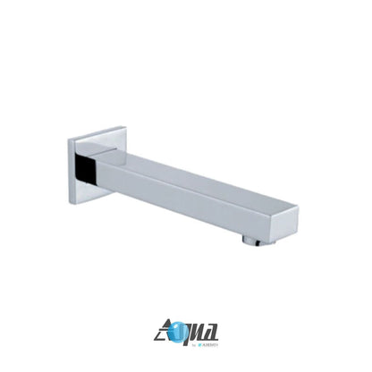 Kube Bath Aqua Piazza Shower Set With 8" Square Rain Shower and Tub Filler Chrome