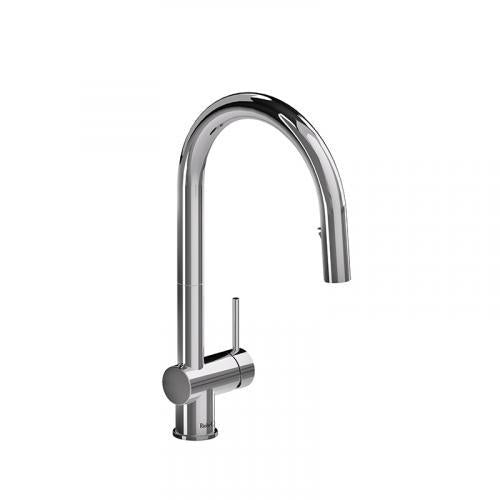 Riobel Azure Modern 16 5/8" Pulldown Kitchen Faucet- Chrome
