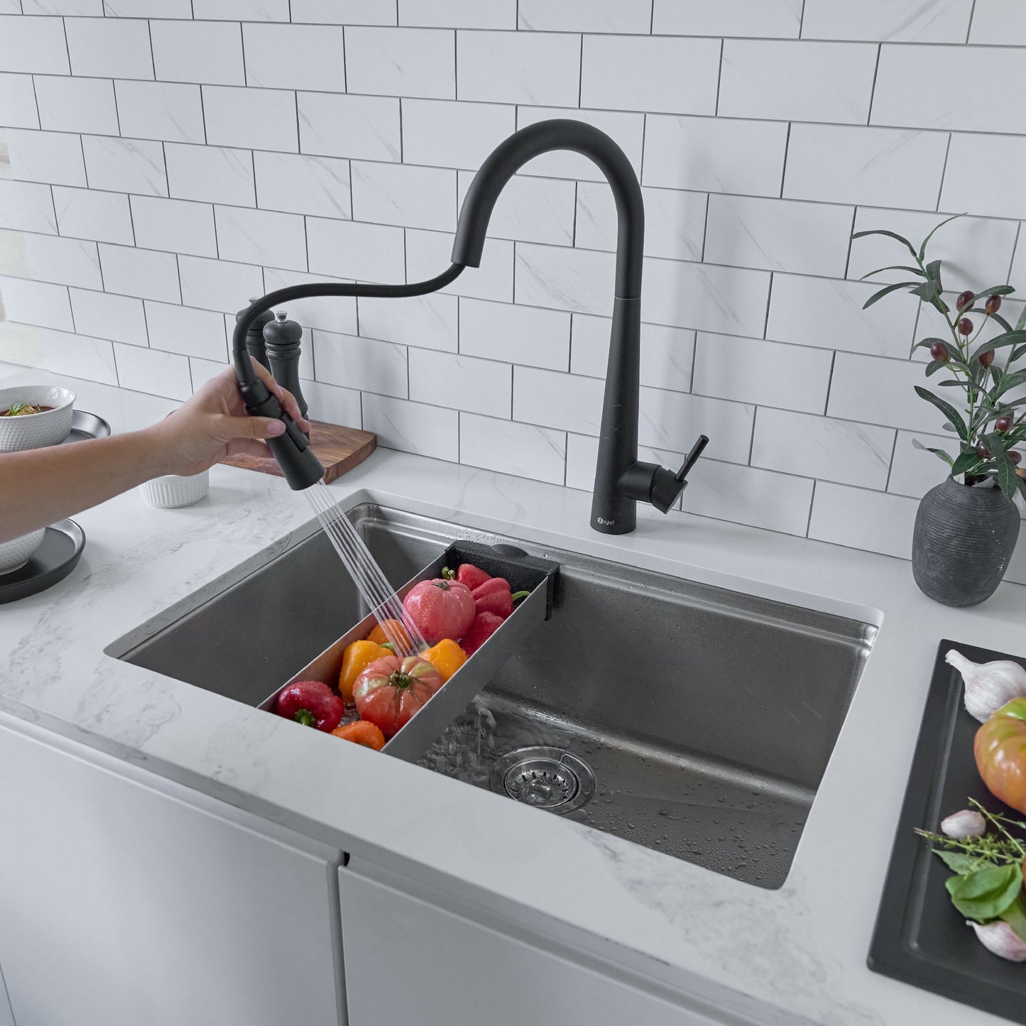 Stylish Stainless Steel Workstation Colander (A-06)