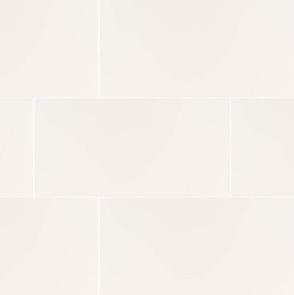 MSI Adella White Matte Porcelain Tile 12" x 24"