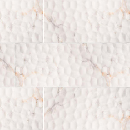 MSI Backsplash and Wall Tile Adella Viso Calacatta 12" x 24" Satin Matte Ceramic Tile
