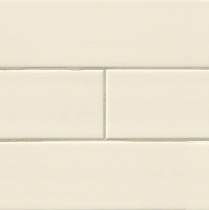MSI Backsplash and Wall Tile Almond Glossy Subway 4" x 16"