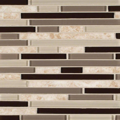 MSI Backsplash and Wall Tile Amalfi Cafe Interlocking Pattern 12" x 12" 6mm