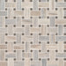 MSI Backsplash and Wall Tile Angora Basketweave Polished Marble Tile
