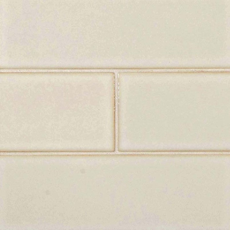 MSI Backsplash and Wall Tile Antique White Glazed Handcrafted 4" x 12"