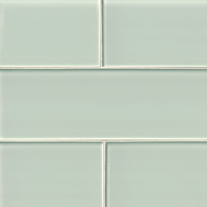 MSI Backsplash and Wall Tile Arctic Ice Glass Subway Tile 4" x 12"