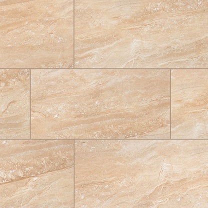 MSI Aria Oro Polished Porcelain Tile 24" x 48"