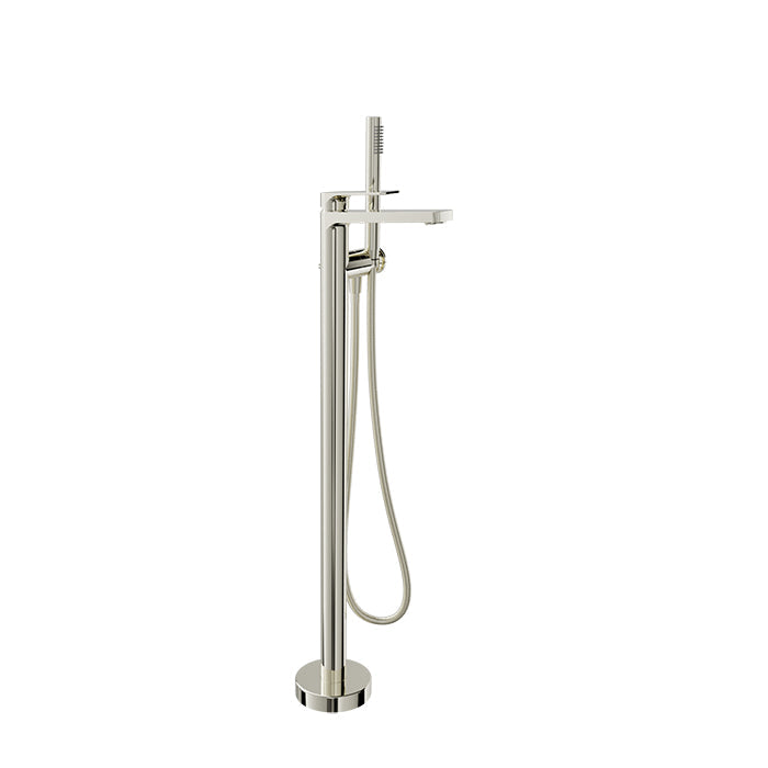 Baril PETITE B04 Floor-Mounted Tub Filler With Hand Shower