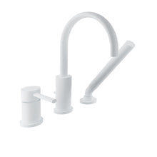 Baril 3-piece Deck Mount Tub Filler With Hand Shower((OVAL B14 1329)