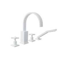 Baril 4-piece Deck Mount Tub Filler With Hand Shower