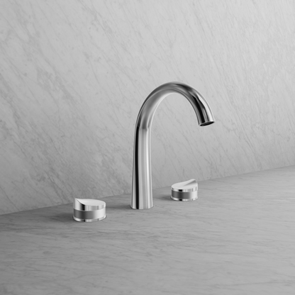 Baril8" C/c Lavatory Faucet with Drain Included (FLORA) - Chrome Variations