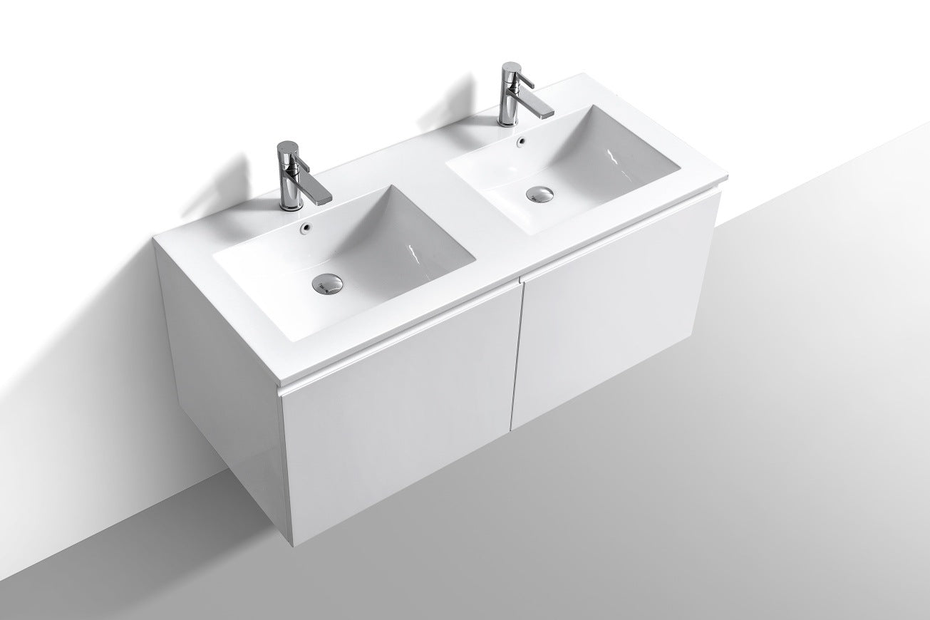 Kube Bath 48″ Double Sink Balli Modern Bathroom Vanity