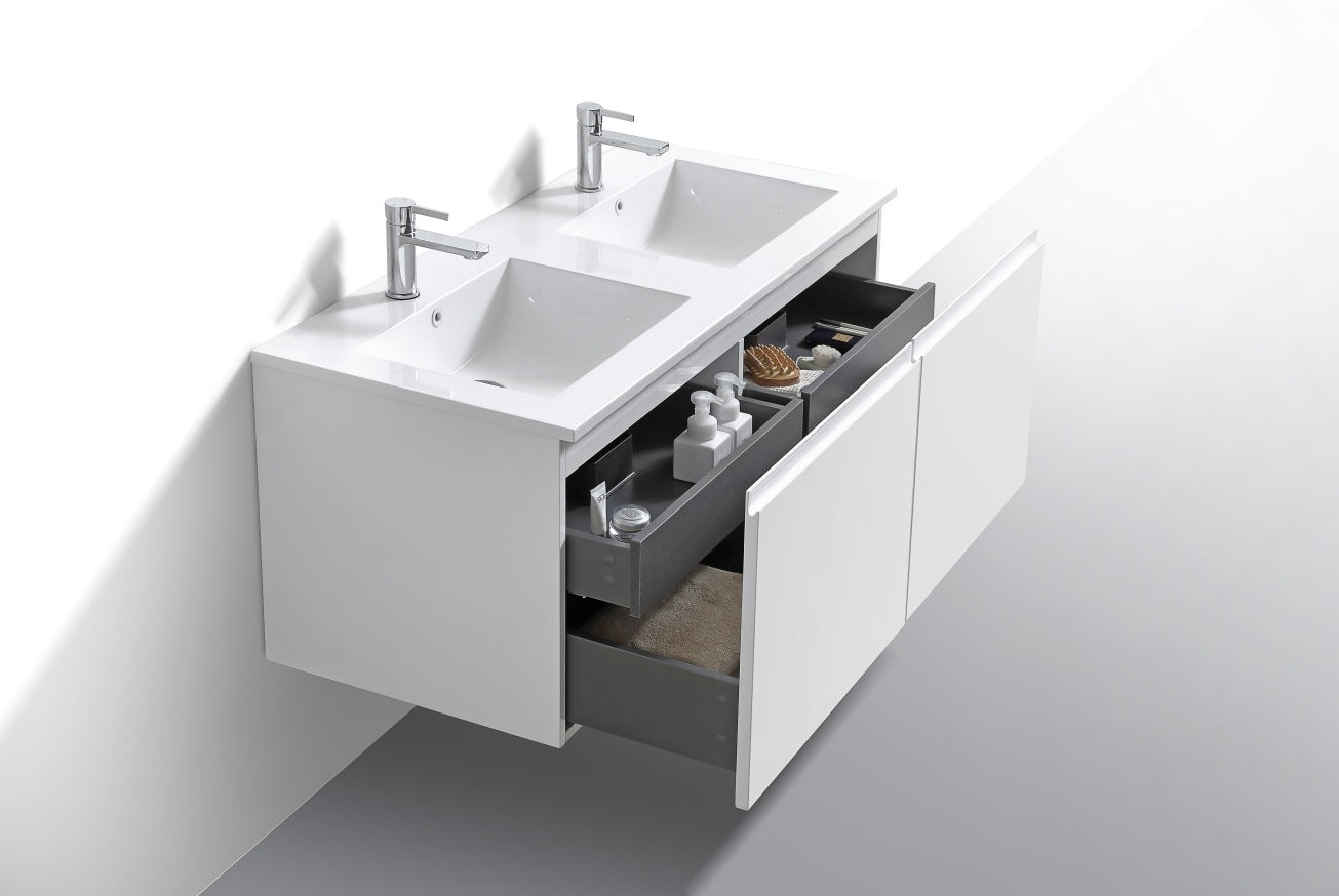 Kube Bath 48″ Double Sink Balli Modern Bathroom Vanity