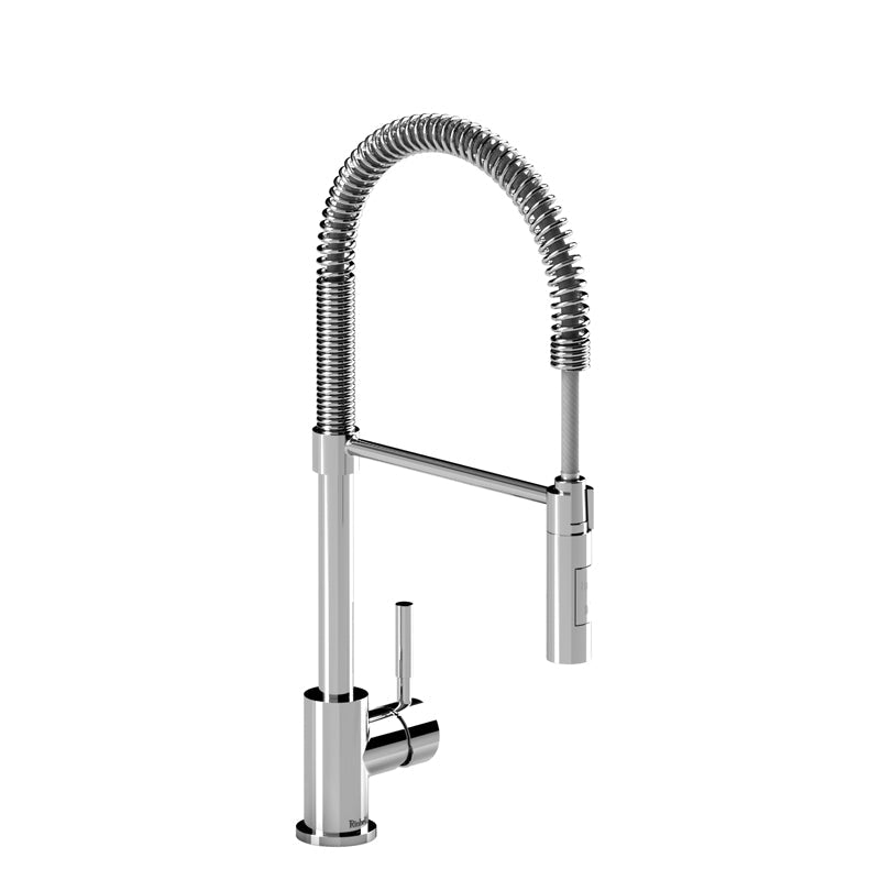 Riobel Bistro 20 3/4" Modern Pulldown Kitchen Faucet 1.5 GPM- Chrome