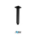 Kube Bath Aqua Piazza by Kube Bath 6 Inch Long Shower Head Ceiling Bar – Matte Black