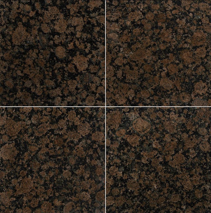 MSI Baltic Brown Granite Tile Polished 12" x 12" 10mm