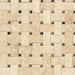 MSI Backsplash and Wall Tile Crema Cappuccino Basketweave Pattern Polished Mosaic Tile 12