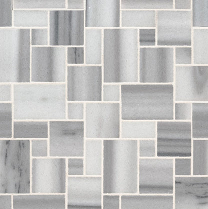 MSI Backsplash and Wall Tile Bergamo Magic Pattern Polished Marble Tile 11.69" x 11.69" 10mm