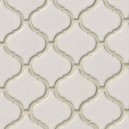 MSI Backsplash and Wall Tile Bianco Arabesque Glossy Porcelain Tile 9.84" x 10.63" 6mm