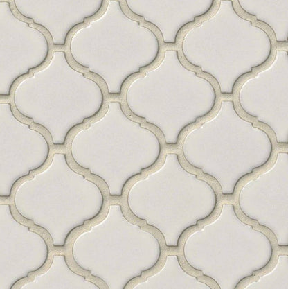 MSI Backsplash and Wall Tile Bianco Arabesque Glossy Porcelain Tile 9.84" x 10.63" 6mm