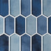 MSI Backsplash and Wall Tile Boathouse Blue Picket Glass Tile 8mm