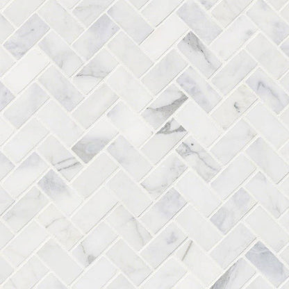 MSI Backsplash and Wall Tile Calacatta Cressa Herringbone Honed