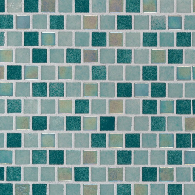 MSI Backsplash and Wall Tile Caribbean Jade Glass Tile 12" x 12"