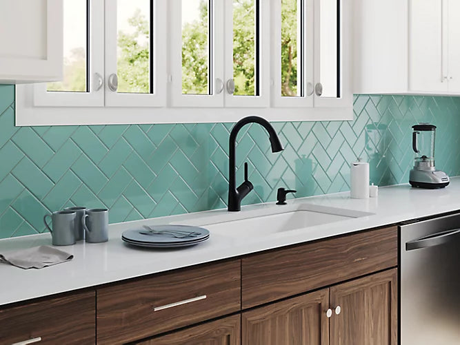 Kohler - Iron/Tones Smart Divide Top-mount/Undermount Large/Medium Kitchen Sink  33" X 18-3/4" X 9-5/8"