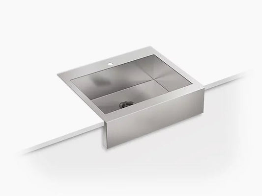 Kohler - Vault Top-mount Single-bowl Farmhouse Kitchen Sink 29-3/4"