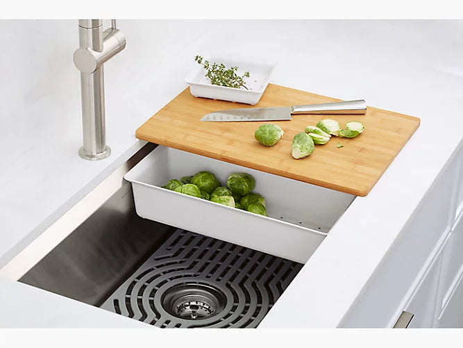 Kohler - 33" Top-/undermount Single-bowl Workstation Kitchen Sink