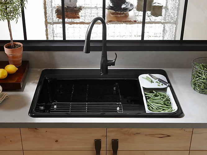 Kohler - 33" Top-mount Single-bowl Workstation Kitchen Sink