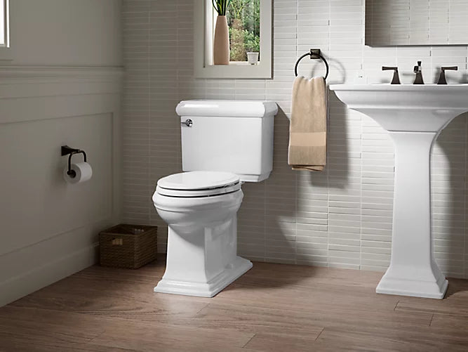 Kohler - Memoirs Classic Comfort Height Two-piece Elongated 1.6 gpf Chair Height Toilet
