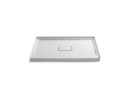 Kohler Archer 48" X 36" Single Threshold Center Drain Shower Base With Removable Cover - White