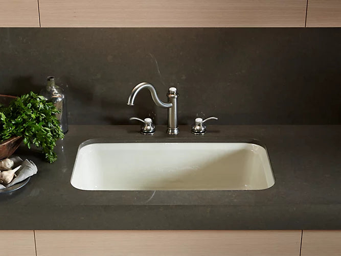 Kohler - Bakersfield Undermount Single-bowl Kitchen Sink With 5 Faucet Holes 31" X 22" X 8-5/8"
