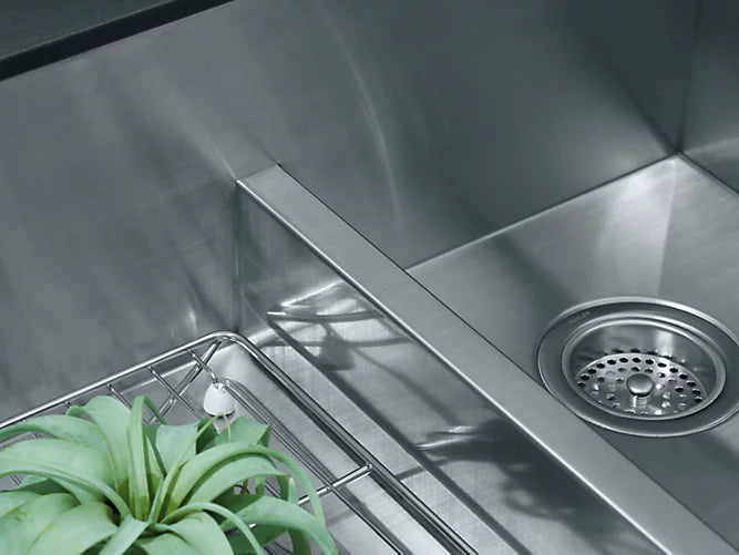 Kohler - Vault Smart Divide 35-1/2" Undermount Double-bowl Farmhouse Kitchen Sink