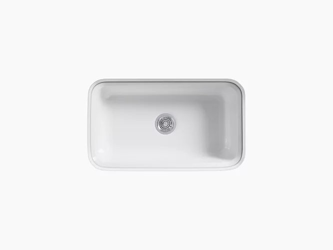Kohler - Bakersfield Undermount Single-bowl Kitchen Sink With 5 Faucet Holes 31" X 22" X 8-5/8"