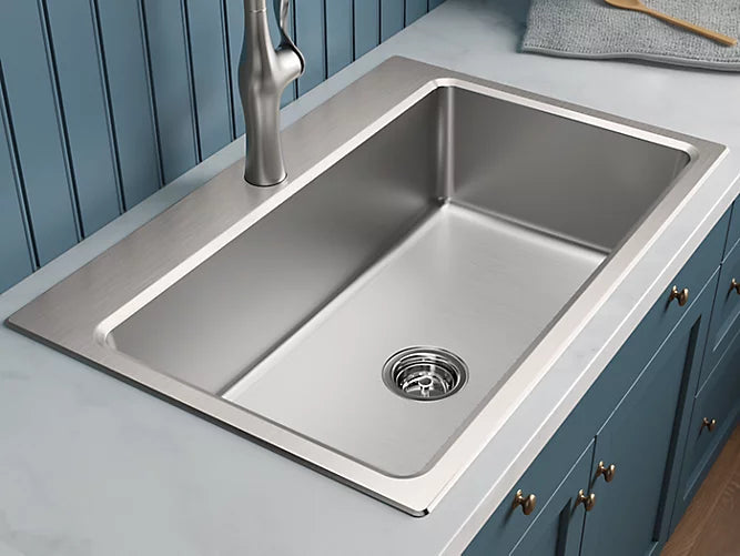 Kohler - Prologue Top-mount/Undermount Single-bowl Kitchen Sink 33" X 22" X 9"