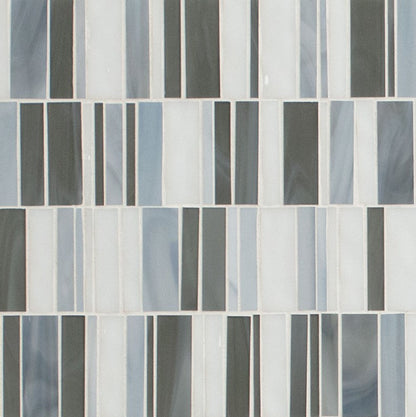 MSI Backsplash and Wall Tile Citi Stax Lapis Glass Tile 12" x 12"