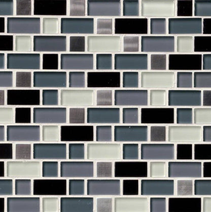 MSI Backsplash and Wall Tile Crystal Cove Blend Interlocking Pattern 8mm 12" x 12"